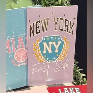 New York East Side Pocket Journal - Pink Travel Notebook